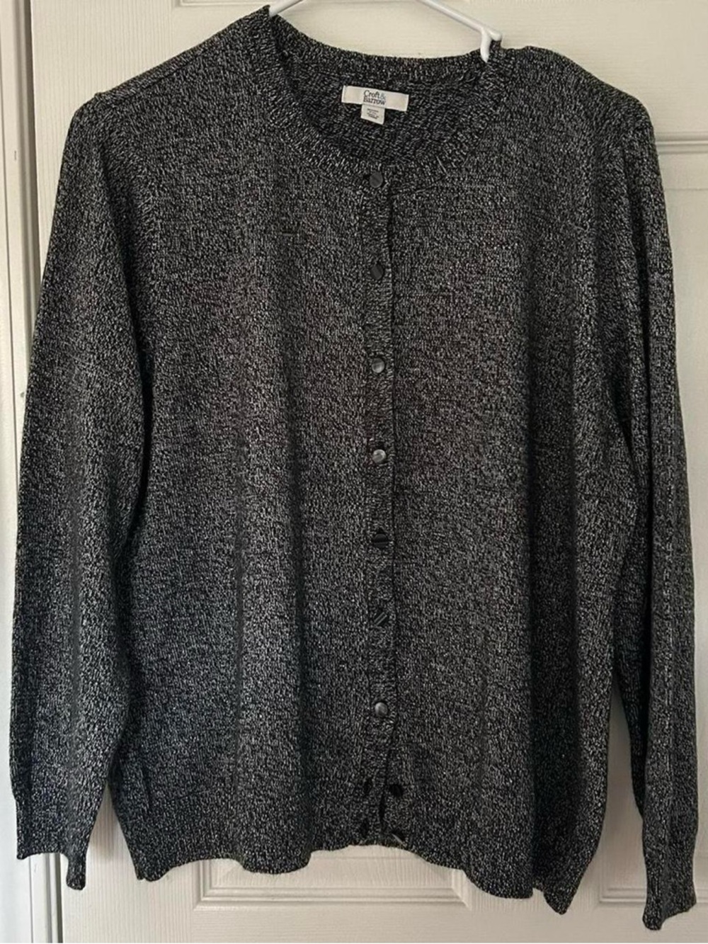 Gray cardigan